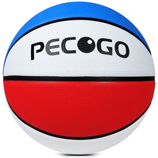 Official Rubber Basketball Outdoor Indoor Mens Basketball Ball Size 3/4/5/6/7 for Kids Youth Teen Boys and Girls Gift Ideas(Without Pump) - happygetfit.com