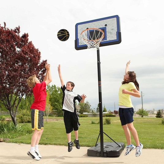 Official Rubber Basketball Outdoor Indoor Mens Basketball Ball Size 3/4/5/6/7 for Kids Youth Teen Boys and Girls Gift Ideas(Without Pump) - happygetfit.com