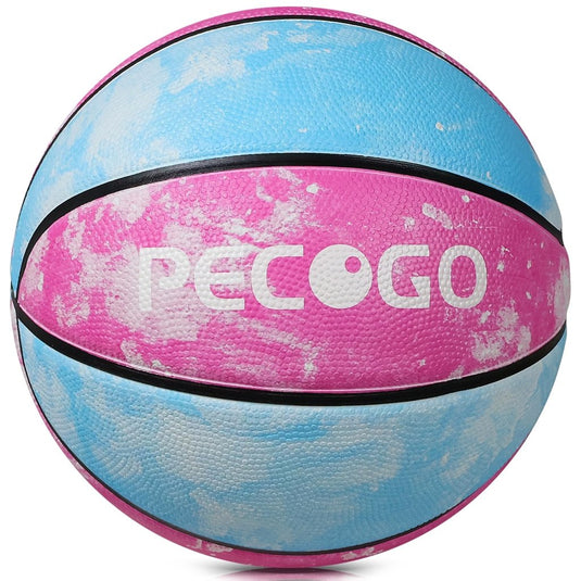 Official Rubber Basketball Outdoor Indoor Mens Basketball Ball Size 3/4/5/6/7 for Kids Youth Teen Boys and Girls Gift Ideas(Without Pump) - happygetfit.com