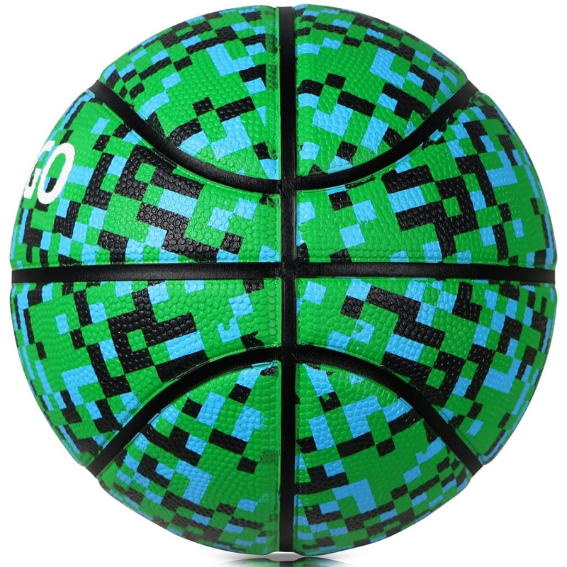 Load image into Gallery viewer, Official Rubber Basketball Outdoor Indoor Mens Basketball Ball Size 3/4/5/6/7 for Kids Youth Teen Boys and Girls Gift Ideas(Without Pump) - happygetfit.com
