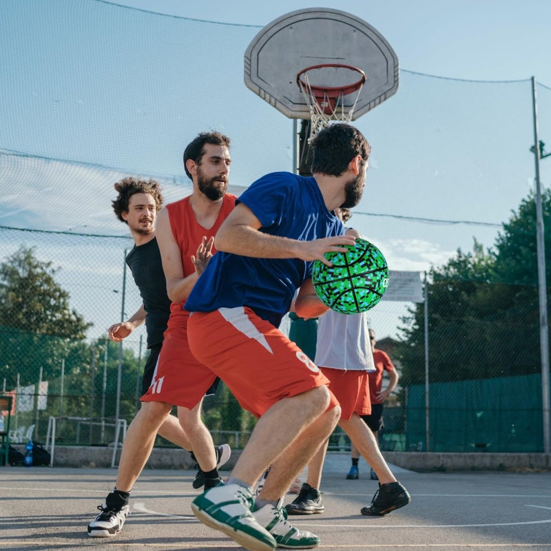 Load image into Gallery viewer, Official Rubber Basketball Outdoor Indoor Mens Basketball Ball Size 3/4/5/6/7 for Kids Youth Teen Boys and Girls Gift Ideas(Without Pump) - happygetfit.com
