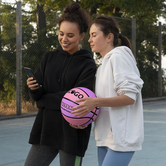 Official Rubber Basketball Outdoor Indoor Mens Basketball Ball Size 3/4/5/6/7 for Kids Youth Teen Boys and Girls Gift Ideas(Without Pump) - happygetfit.com