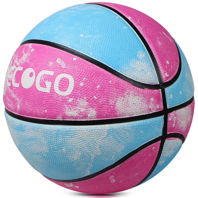 Load image into Gallery viewer, Official Rubber Basketball Outdoor Indoor Mens Basketball Ball Size 3/4/5/6/7 for Kids Youth Teen Boys and Girls Gift Ideas(Without Pump) - happygetfit.com
