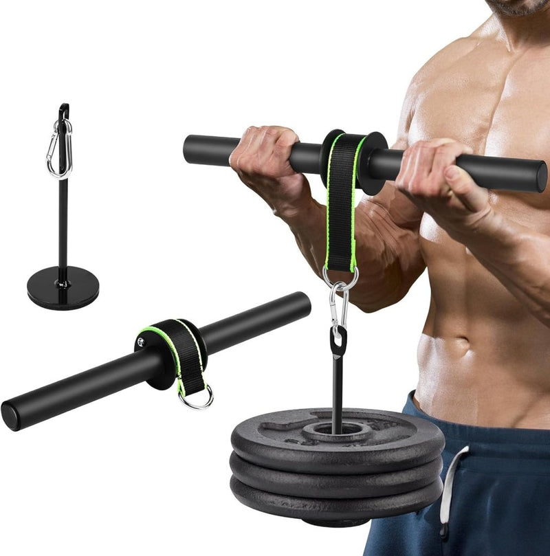 Załaduj obraz w przeglądarce galerii, Onderarmtrainer met polsroller van staal en antislip handgreep voor krachttraining – polstrainer – gripversterker - happygetfit.com
