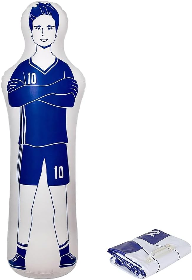 Laad afbeelding in Galerijviewer, Opblaasbare voetbal trainingsdummy 160 cm - happygetfit.com
