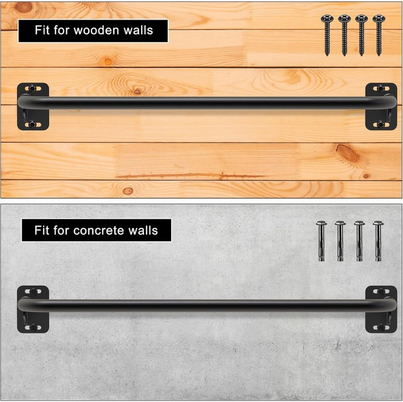 Laad afbeelding in Galerijviewer, Optrekstang 95 cm voor wand plafond en balk tot 227 kg – pull-up bar – krachttraining - happygetfit.com
