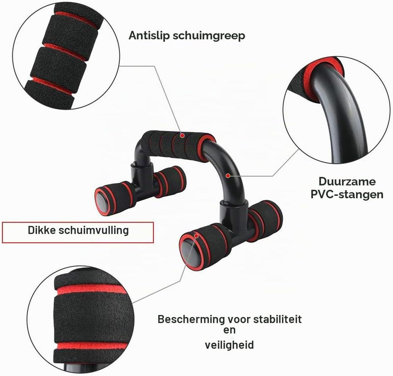 Bild im Galerie-Viewer laden, Opvouwbaar push-up board 24-in-1 met verstelbare handgrepen en antislip voetjes voor borst armen en schouders – opdruksteunen – krachttraining - happygetfit.com
