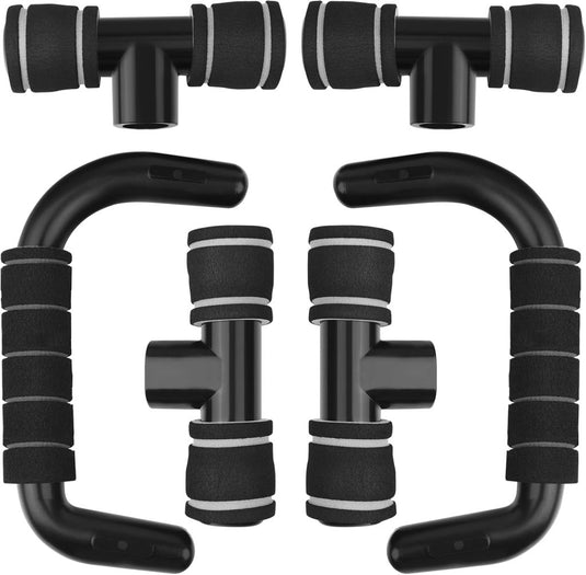 Opvouwbaar push-up board 24-in-1 met verstelbare handgrepen en antislip voetjes voor borst armen en schouders – opdruksteunen – krachttraining - happygetfit.com