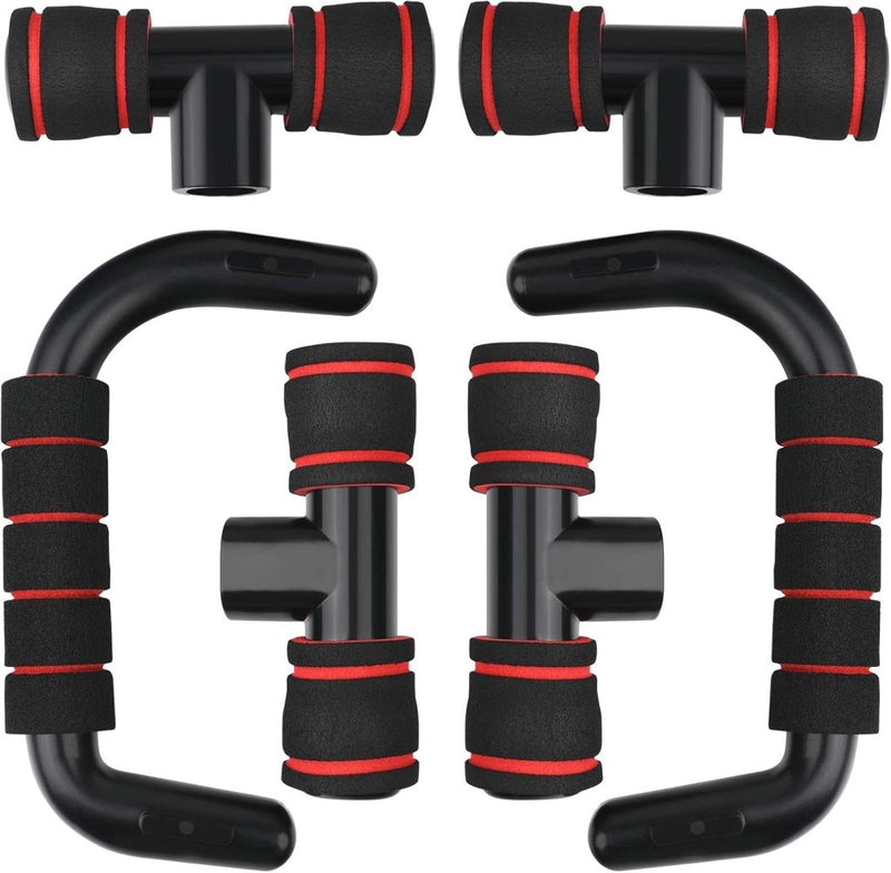 Bild im Galerie-Viewer laden, Opvouwbaar push-up board 24-in-1 met verstelbare handgrepen en antislip voetjes voor borst armen en schouders – opdruksteunen – krachttraining - happygetfit.com
