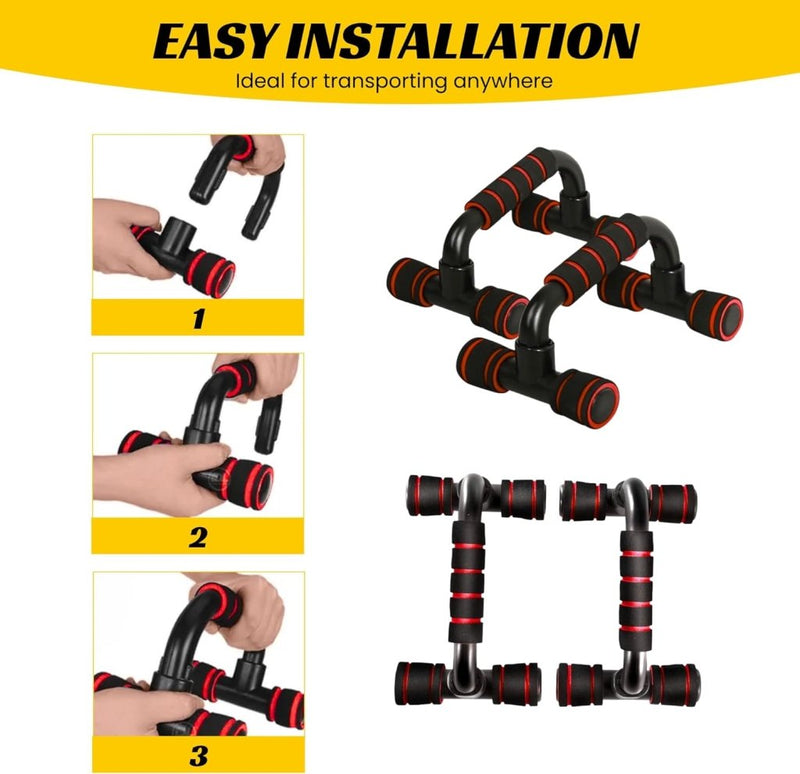 Laad afbeelding in Galerijviewer, Opvouwbaar push-up board met handgrepen 14-in-1 - happygetfit.com
