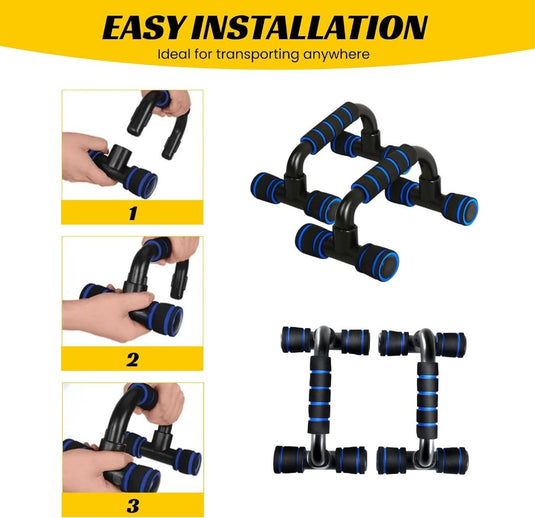 Opvouwbaar push-up board met handgrepen 14-in-1 - happygetfit.com