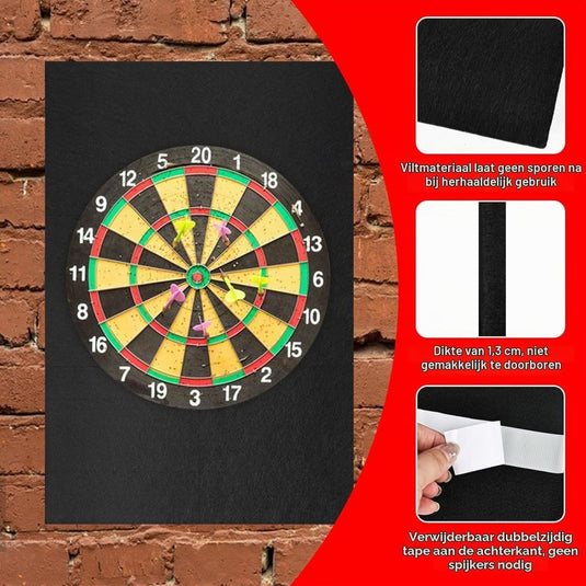 Opvouwbare dartbord beschermmat 6-delig 60 x 90 cm van schokabsorberend EVA-schuim – dartwandbescherming – dartisolatie - happygetfit.com