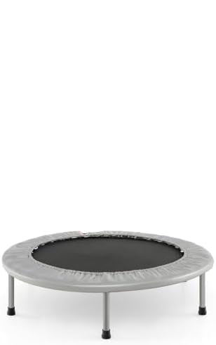 Opvouwbare mini trampoline 97 cm met 32 veren tot 150 kg – fitnesstrampoline – rebounder - happygetfit.com