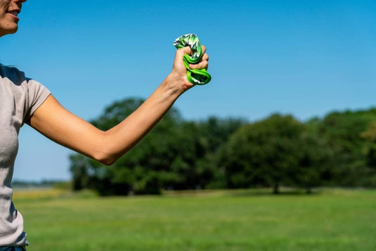 Opvouwbare siliconen frisbee 15 cm – zachte werpschijf voor binnen en buiten - happygetfit.com