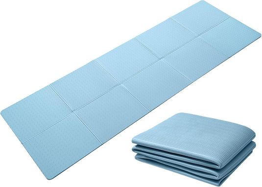 Opvouwbare yogamat TPE antislip 6 mm - happygetfit.com