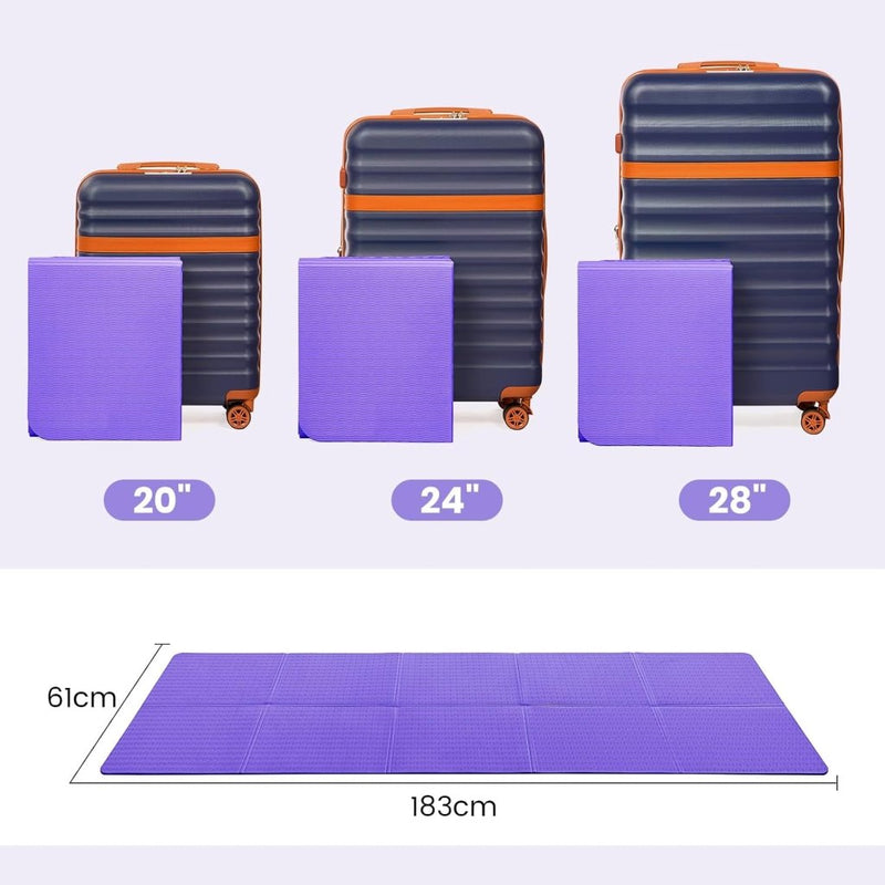 Laad afbeelding in Galerijviewer, Opvouwbare yogamat TPE antislip 6 mm - happygetfit.com
