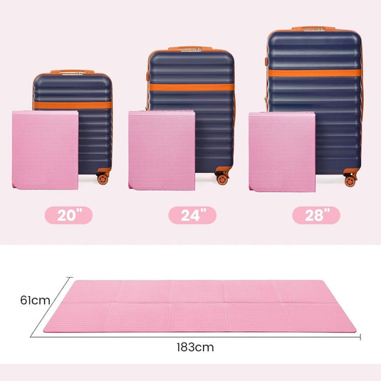 Opvouwbare yogamat TPE antislip 6 mm - happygetfit.com