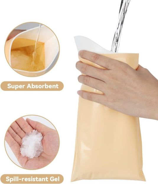 OTraki Wegwerp urinezakken voor reizen, 8+8 stuks draagbare urinaal voor mannen gel urinezakken braakzakjes, reis urinaals voor kamperen, files, plaszakken voor mannen, vrouwen, zwangere patiënten - happygetfit.com