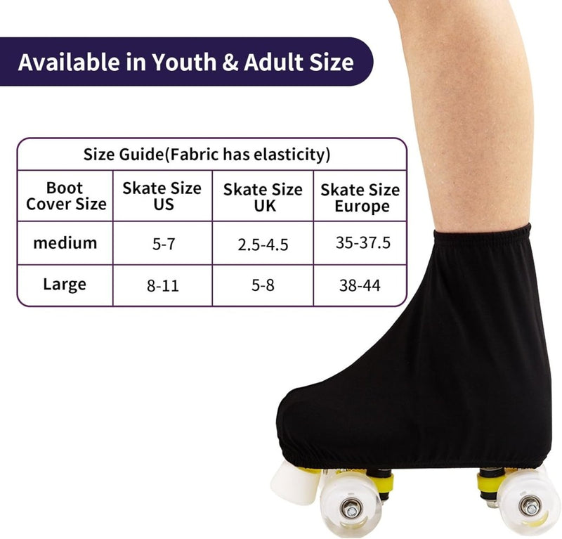 Laad afbeelding in Galerijviewer, Overtreksokken voor rolschaatsen, schaatsen, bescherming voor inline skates, schaatsen, bescherming voor rolschaatsen, schaatsen, bescherming voor kunstschaatsen, schaatsen - happygetfit.com
