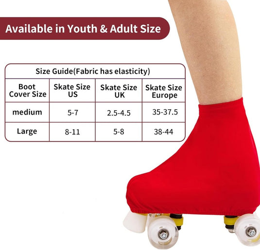 Overtreksokken voor rolschaatsen, schaatsen, bescherming voor inline skates, schaatsen, bescherming voor rolschaatsen, schaatsen, bescherming voor kunstschaatsen, schaatsen - happygetfit.com
