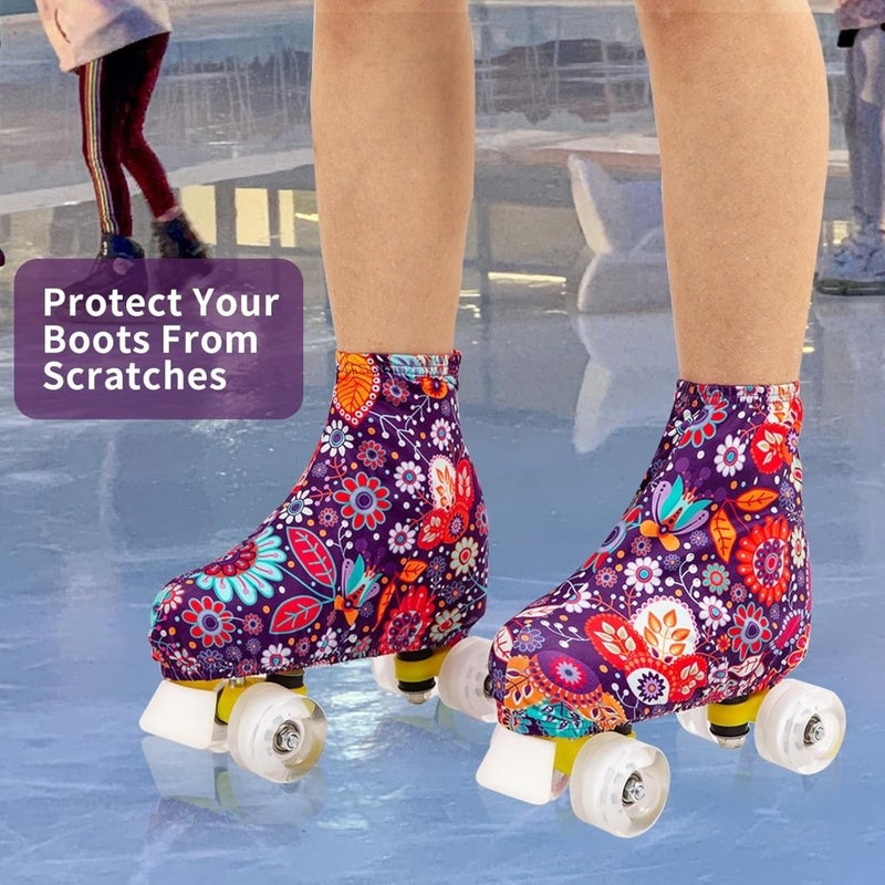 Laad afbeelding in Galerijviewer, Overtreksokken voor rolschaatsen, schaatsen, bescherming voor inline skates, schaatsen, bescherming voor rolschaatsen, schaatsen, bescherming voor kunstschaatsen, schaatsen - happygetfit.com
