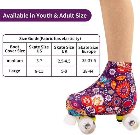 Overtreksokken voor rolschaatsen, schaatsen, bescherming voor inline skates, schaatsen, bescherming voor rolschaatsen, schaatsen, bescherming voor kunstschaatsen, schaatsen - happygetfit.com