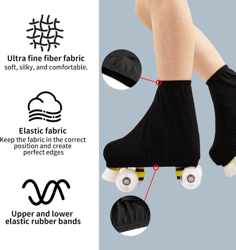 Laad afbeelding in Galerijviewer, Overtreksokken voor rolschaatsen, schaatsen, bescherming voor inline skates, schaatsen, bescherming voor rolschaatsen, schaatsen, bescherming voor kunstschaatsen, schaatsen - happygetfit.com
