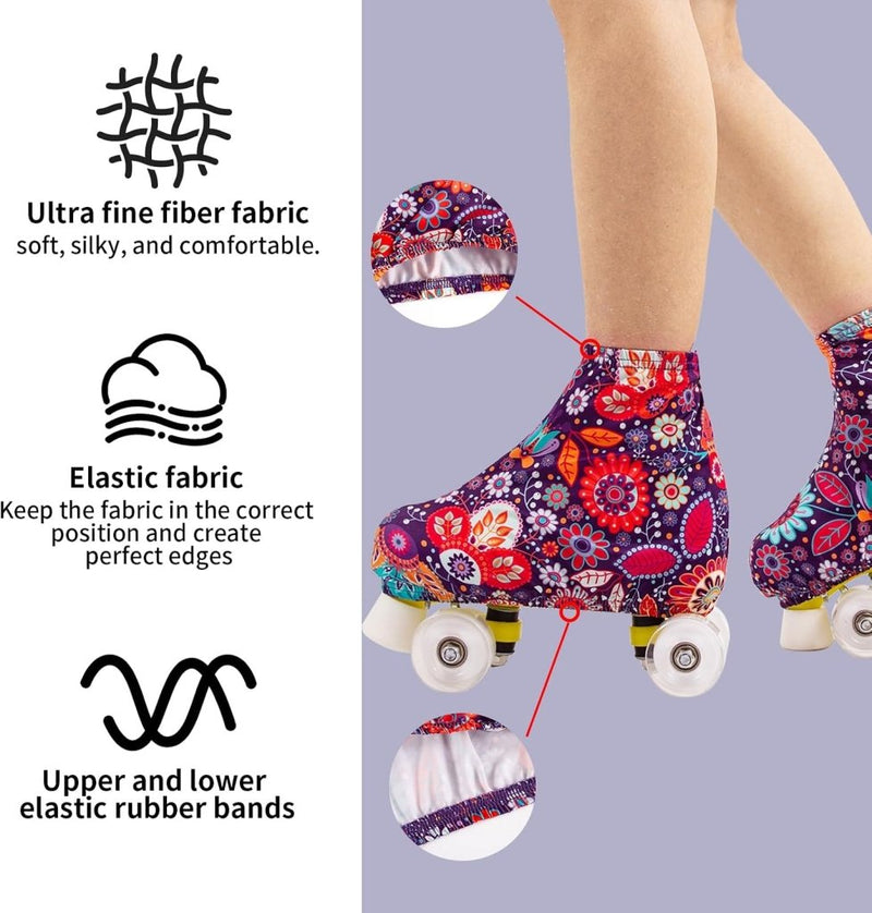 Laad afbeelding in Galerijviewer, Overtreksokken voor rolschaatsen, schaatsen, bescherming voor inline skates, schaatsen, bescherming voor rolschaatsen, schaatsen, bescherming voor kunstschaatsen, schaatsen - happygetfit.com

