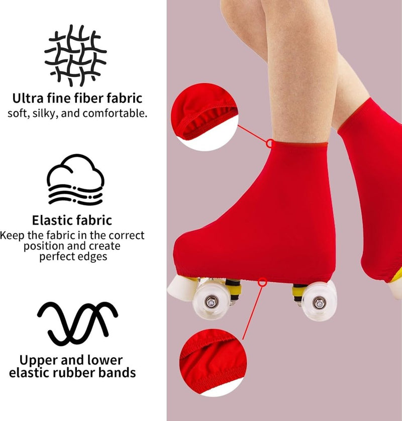 Laad afbeelding in Galerijviewer, Overtreksokken voor rolschaatsen, schaatsen, bescherming voor inline skates, schaatsen, bescherming voor rolschaatsen, schaatsen, bescherming voor kunstschaatsen, schaatsen - happygetfit.com
