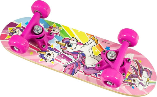 OZBOZZ UNICORN SKATEBOARD - 17 Inch Deck - Fantastische Fantasy Graphics voor een fantastische rit - happygetfit.com