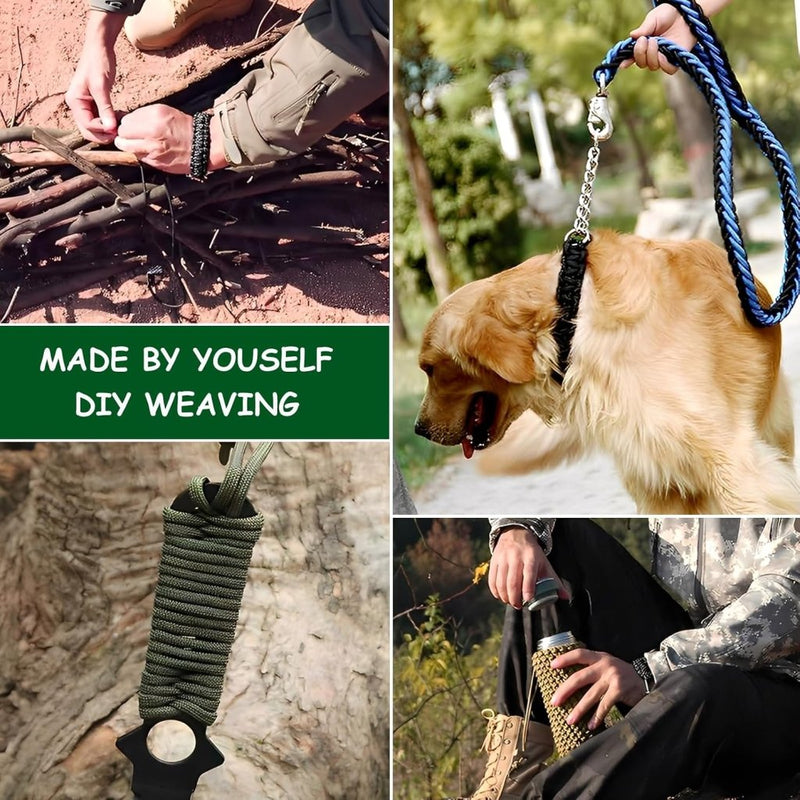 Laden Sie das Bild in Galerie -Viewer, Paracord touw 4 stuks – 4 mm x 10 m – 9-kern nylon koord voor camping, wandelen, handwerken en outdoor – 4 kleuren - happygetfit.com
