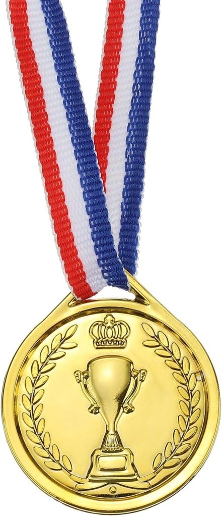 PATIKIL 1,5 inch Mini Gold Silver Bronze Award-medailles, 24-pack plastic winnaarsmedailles 1e 2e 3e plaats prijzen medailles met neklint voor games sportwedstrijden feestgeschenken - happygetfit.com