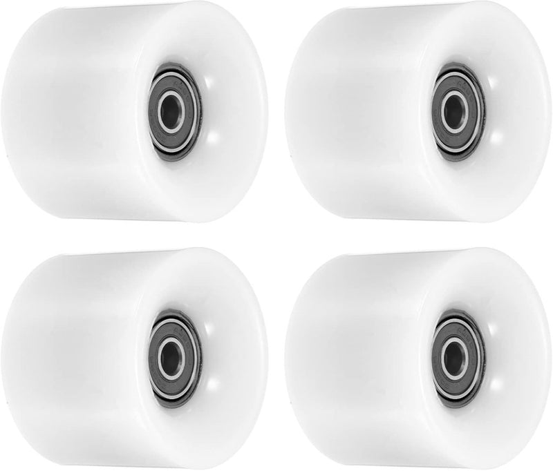 Load image into Gallery viewer, PATIKIL 60mm Longboard Wielen met Lagers ABEC-9, 4 Pack Straat Wielen voor Skateboards Cruiser Wiel Vervanging 80A, Wit Zwart - happygetfit.com

