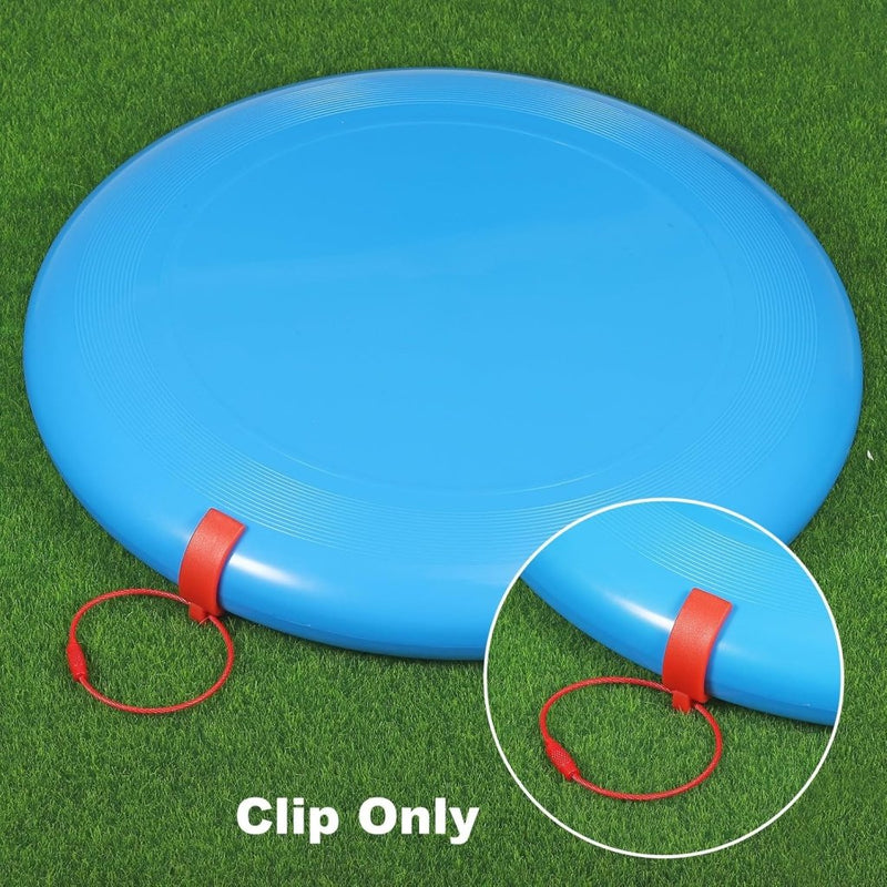 Load image into Gallery viewer, PATIKIL Flying Disc Clip met draadkabel, 2 stuks Sport Disk Hanger Haakhouder voor het Dragen Organiseren, Wit Zwart - happygetfit.com
