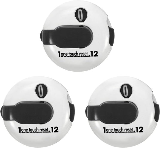 PATIKIL Golf Score Teller Mini Golf Shot Slag Bevestiging Teller Clicker Clip voor Golfers Handschoen Tas Hoed - happygetfit.com