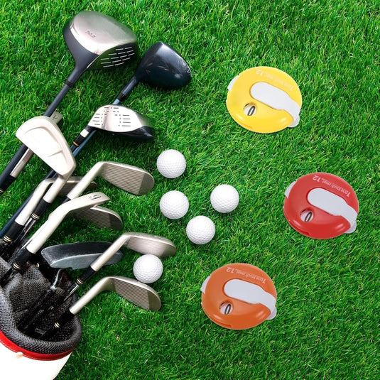 PATIKIL Golf Score Teller Mini Golf Shot Slag Bevestiging Teller Clicker Clip voor Golfers Handschoen Tas Hoed - happygetfit.com
