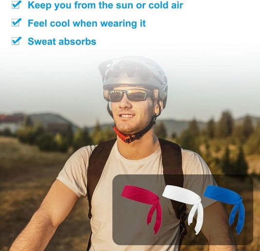 PATIKIL Hoofdbanden Hoofdbanden, Ninja Karate Hoofdband Verstelbare Sport Tie Zweetafvoerende Workout Hoofdband - happygetfit.com
