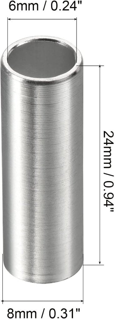 PATIKIL Inline as lager Spacers, 8 Pack Skates Speed Spacer Hardware Aluminium voor 6 mm asrol, zilver - happygetfit.com