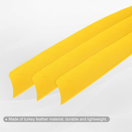 Pijlveren 25 stuks 100 mm van echte kalkoenveren – boogschiet fletching – reserveveren voor houten en carbon pijlen - happygetfit.com