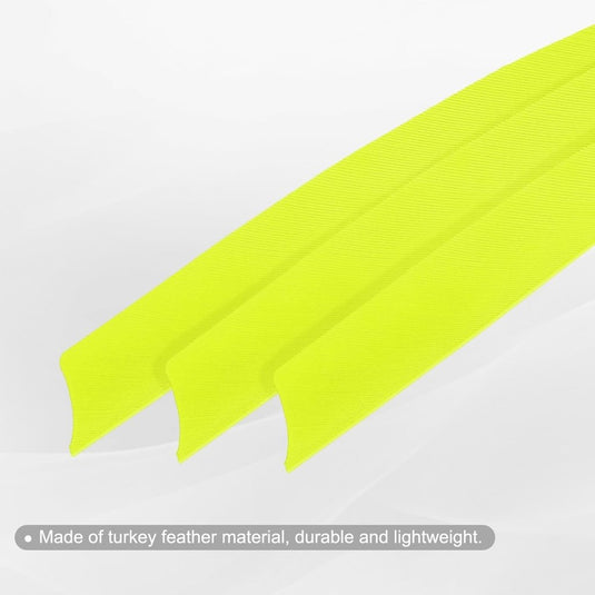 Pijlveren 25 stuks 100 mm van echte kalkoenveren – boogschiet fletching – reserveveren voor houten en carbon pijlen - happygetfit.com