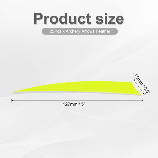 Pijlveren 25 stuks 100 mm van echte kalkoenveren – boogschiet fletching – reserveveren voor houten en carbon pijlen - happygetfit.com