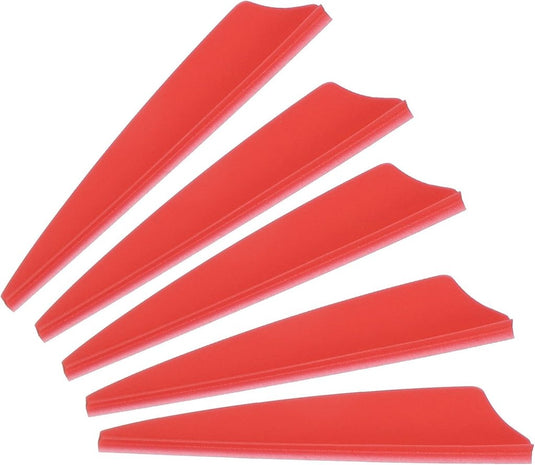 Pijlveren 36 stuks 2,5 inch van kunststof – arrow vanes – boogschieten accessoires - happygetfit.com