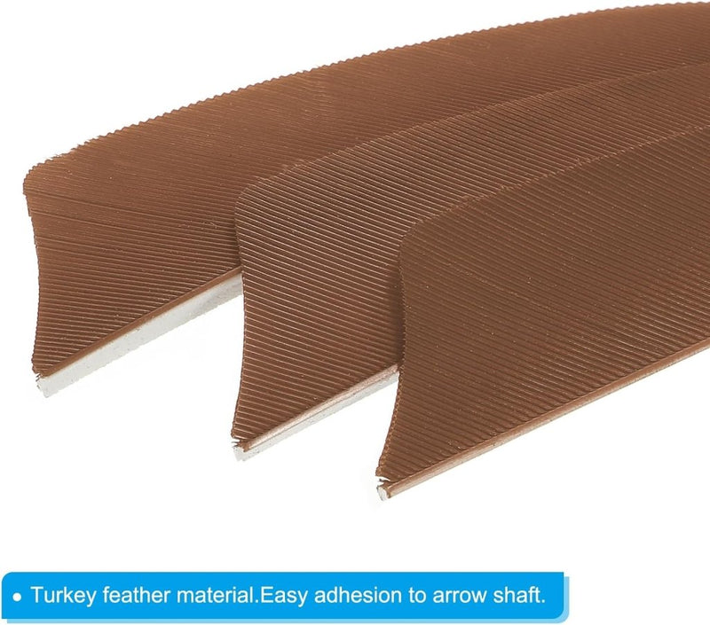 Chargez l'image dans la visionneuse de la galerie, Pijlveren 50 stuks 4 inch van kalkoenveer – arrow fletching – boogschieten accessoires - happygetfit.com
