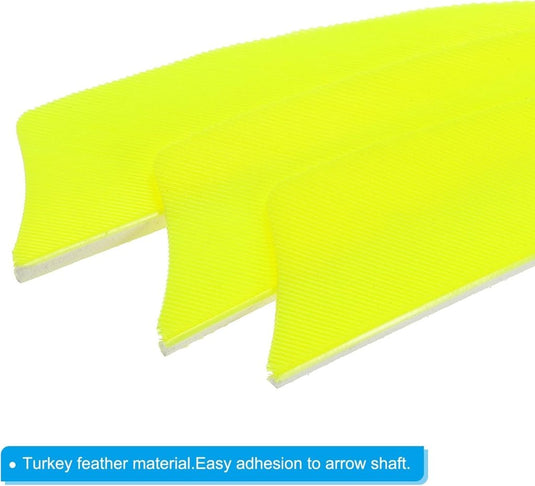 Pijlveren 50 stuks 4 inch van kalkoenveer – arrow fletching – boogschieten accessoires - happygetfit.com