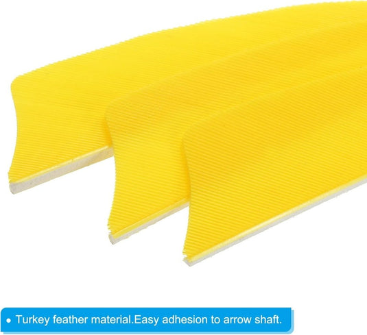 Pijlveren 50 stuks 4 inch van kalkoenveer – arrow fletching – boogschieten accessoires - happygetfit.com