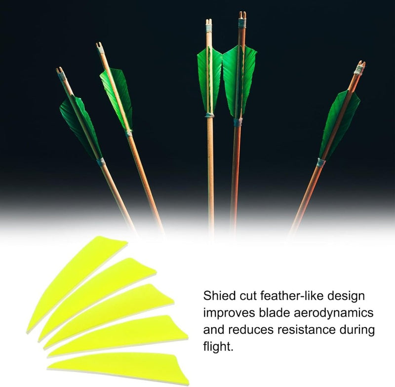 Chargez l'image dans la visionneuse de la galerie, Pijlveren 50 stuks 4 inch van kalkoenveer – arrow fletching – boogschieten accessoires - happygetfit.com
