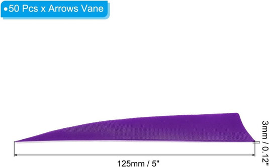 Pijlveren 50 stuks 4 inch van kalkoenveer – arrow fletching – boogschieten accessoires - happygetfit.com