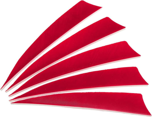 Pijlveren 50 stuks 4 inch van kalkoenveer – arrow fletching – boogschieten accessoires - happygetfit.com