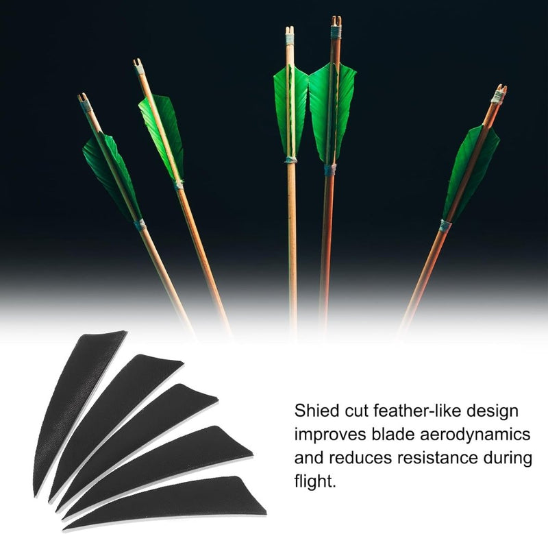 Chargez l'image dans la visionneuse de la galerie, Pijlveren 50 stuks 4 inch van kalkoenveer – arrow fletching – boogschieten accessoires - happygetfit.com
