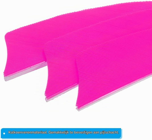 Pijlveren 50 stuks 4 inch van kalkoenveer – arrow fletching – boogschieten accessoires - happygetfit.com